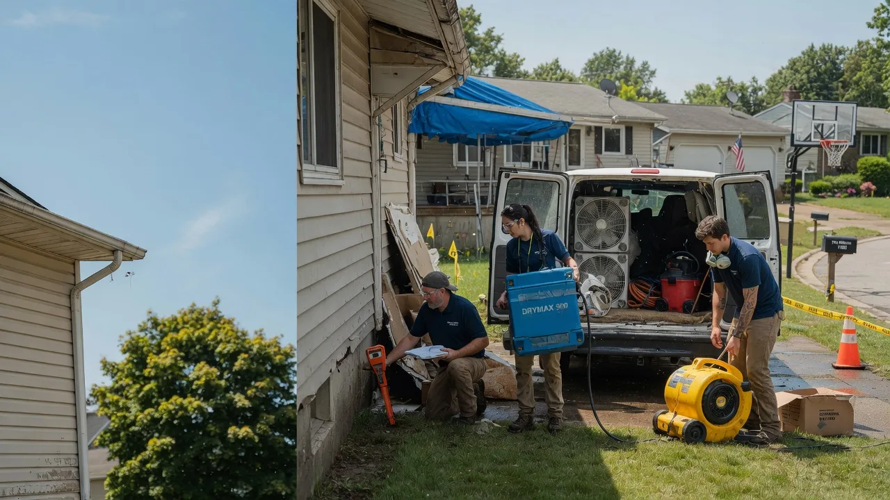 Ceiling Leak Cleanup in Hubbardston, MI near me